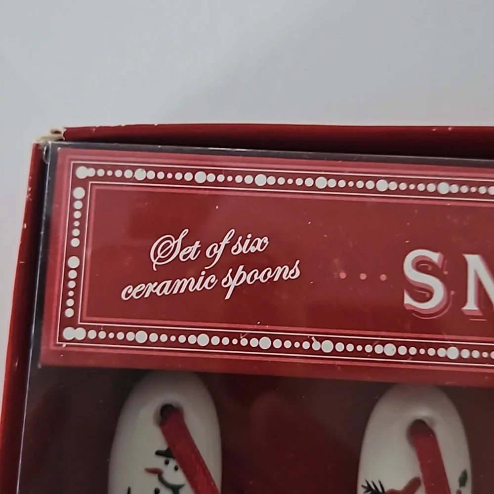 Williams Sonoma Snowman Spoons